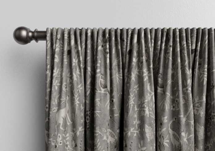 Rajah, Ash - Made to Measure Curtains - Image 9